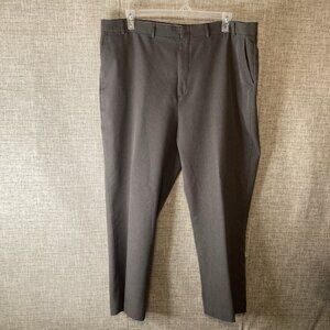 David Taylor Flexslax II Heather Gray Pants 44x29 (MEAS 42 X 27) 100% Polyester.